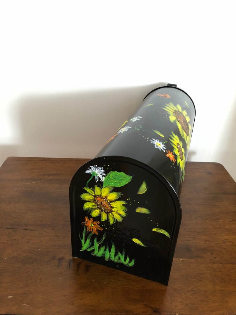 Decorated Handpainted Mailbox Etsy