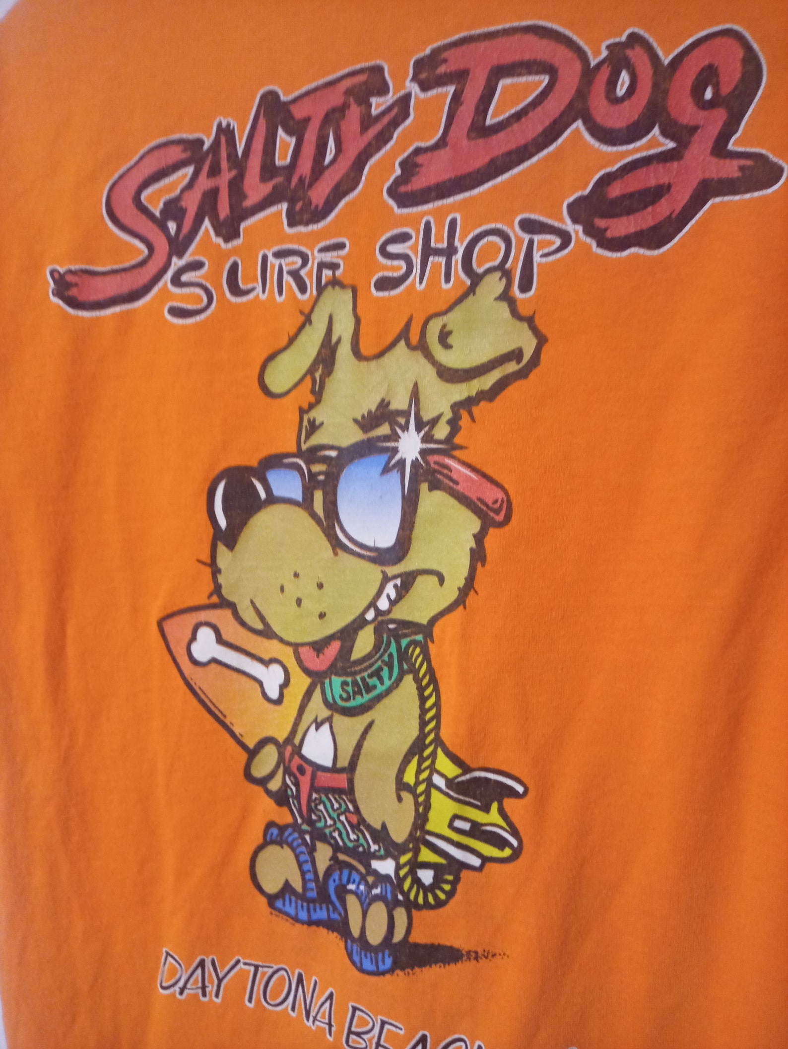 1997 Salty Dog Surf Shop Tee Etsy