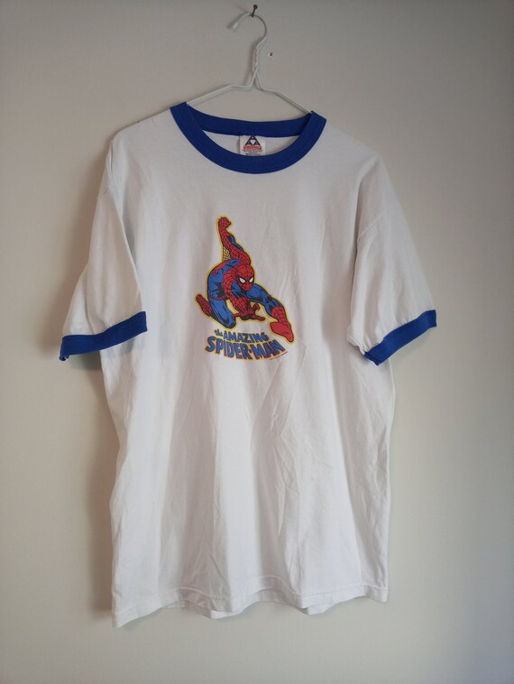 2001 spiderman vintage tee