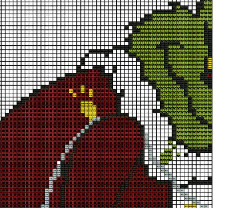 Christmas Grinch Cross Stitch Pattern/How the Grinch Stole | Etsy