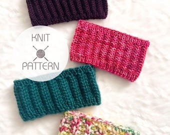 Patrón de diadema tejida Seatown / Reversible, personalizable (Descarga digital)