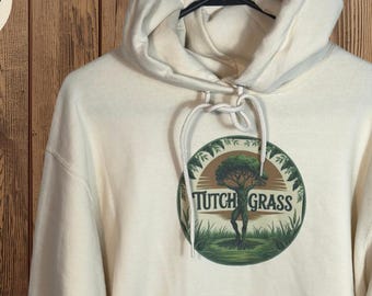 Tutchgrass Logo Hoodie Soft Fleece Pullover Hooded Sweatshirt