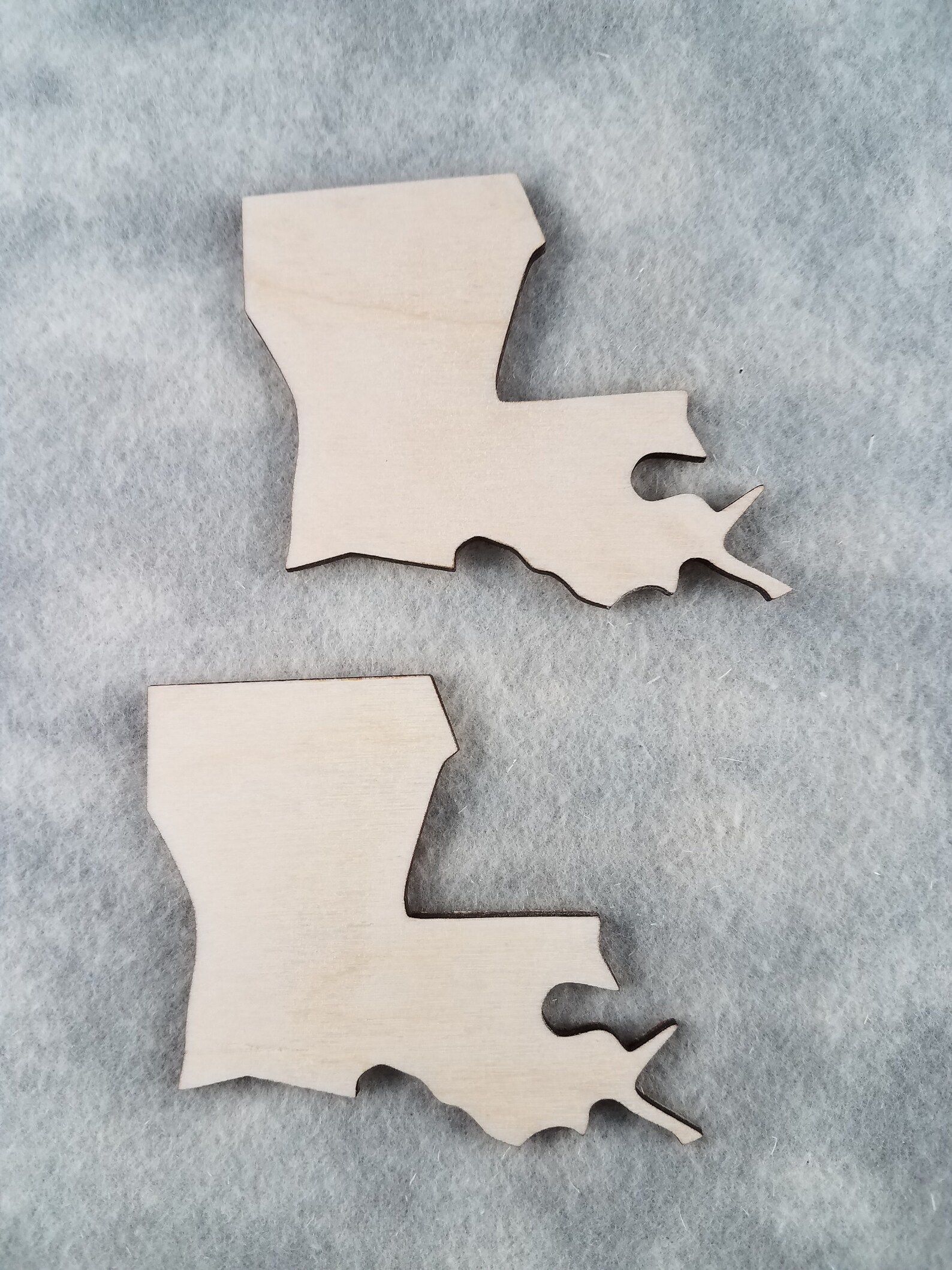 Louisiana State Shape Laser Cut Unfinished Wood Cutout Shape | Etsy