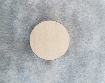 Circle Shape - Laser Cut Unfinished Wooden Cutout Shape