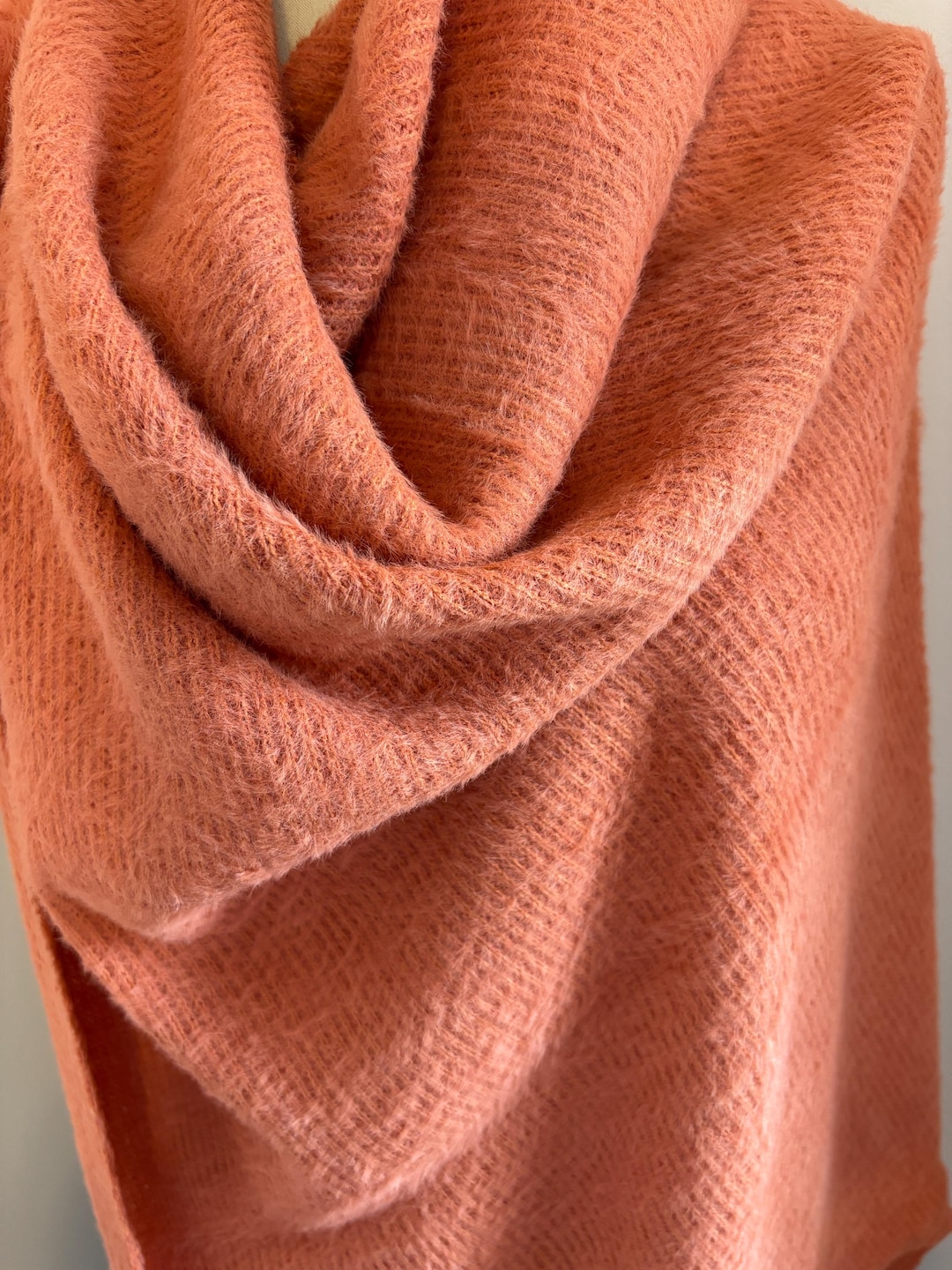 Rib Knit Fabric – 1 Yd | Warm Orange | Lightweight Apparel & DIY Sewing ...