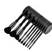 10 Pcs Black Luxury Makeup Brushes Set, Black Diamond Brushes | Face Concealer Foundation | Powder Blusher Highlighting Eyes | Brush Set 