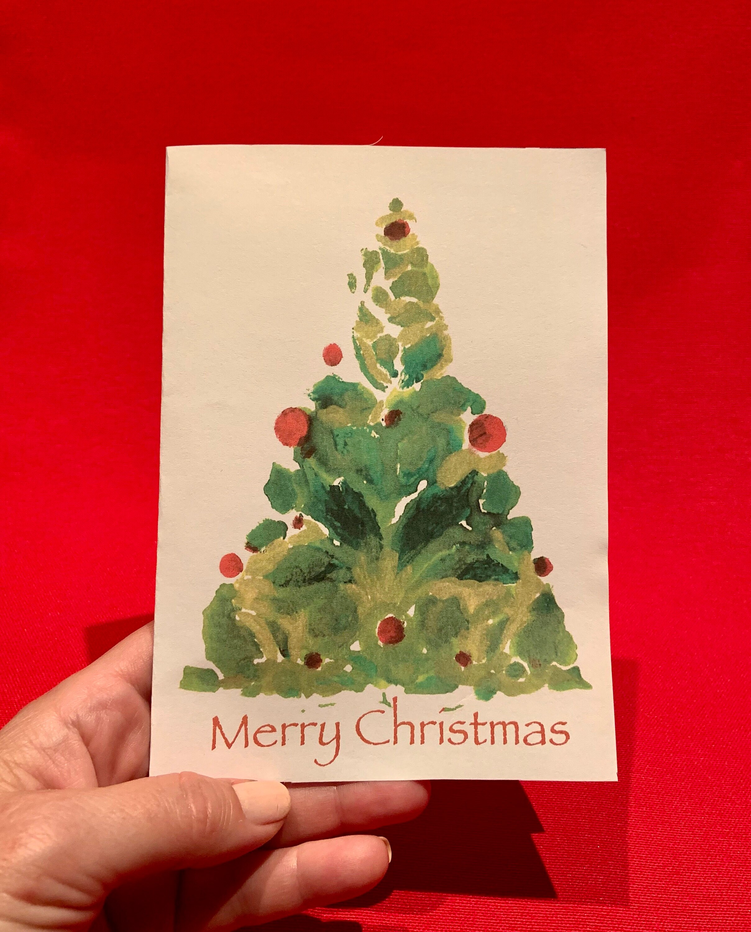 watercolor christmas card, download & print christmas card, personalised christmas card, print yourself card , digital download card 5x7 watercolor christmas card, download