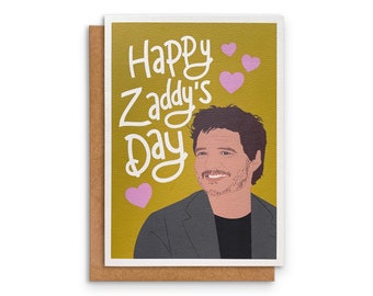 Happy Zaddy's Day Card | Happy Father's Day | Zaddy's Birthday Card | Card for Boyfriend