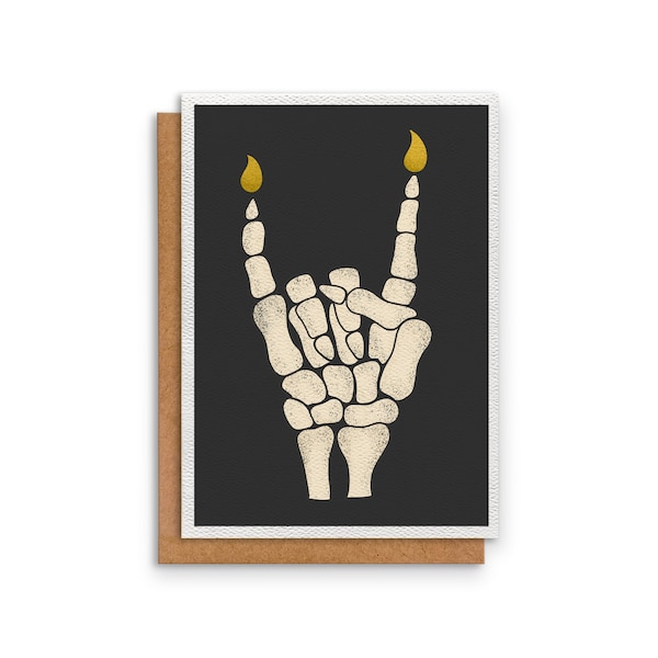 Rock n' Roll Card | Birthday | Greeting Card | 5x7in | A7