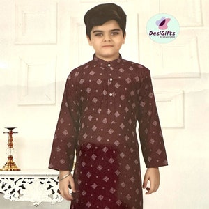 Maroon kurta black pajama sale