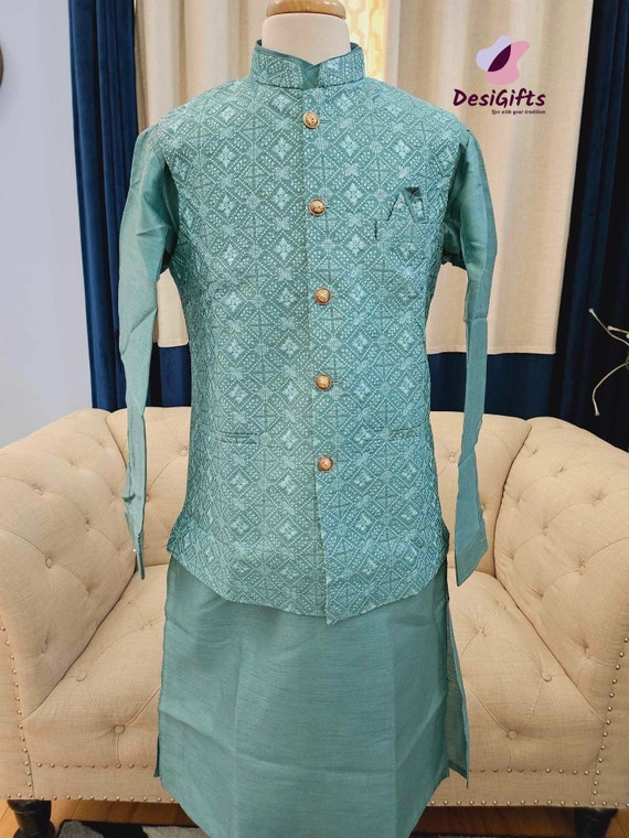 Three piece kurta pajama hotsell