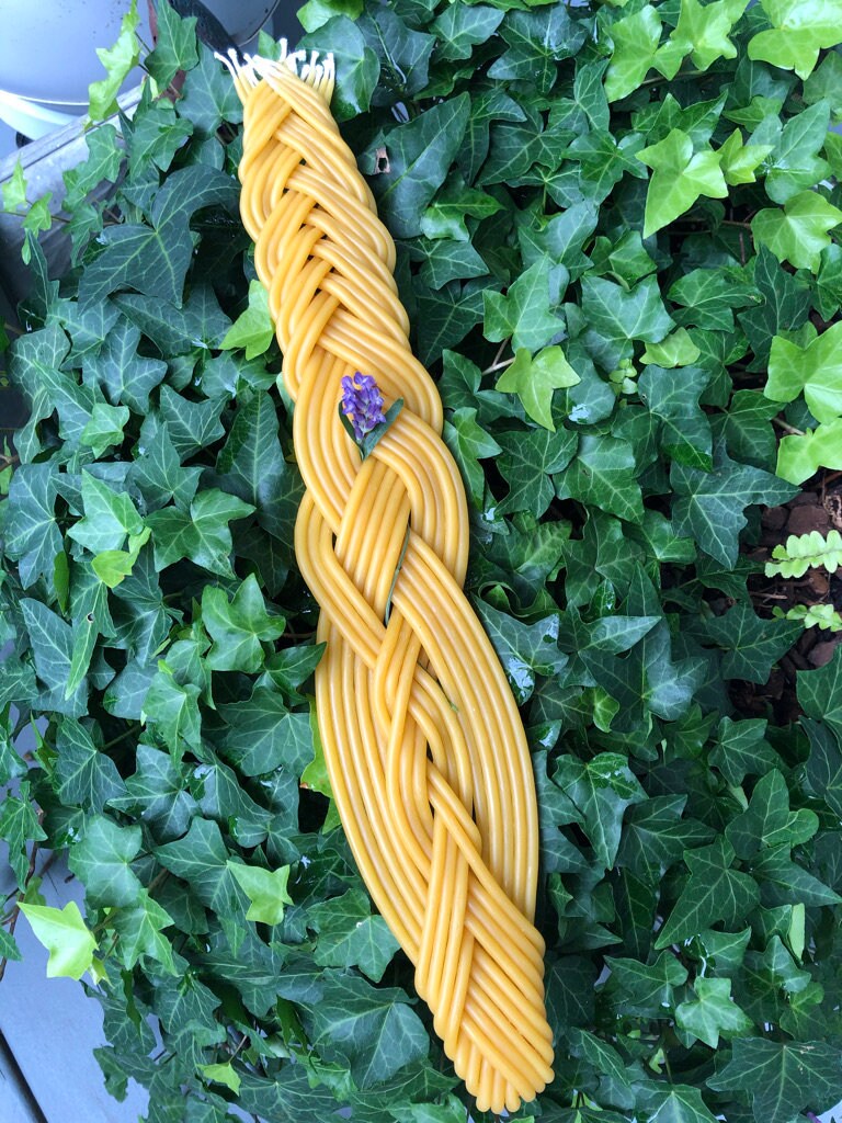 Unique Multiwick Extrathin Taper Braided Havdalah Candles Etsy