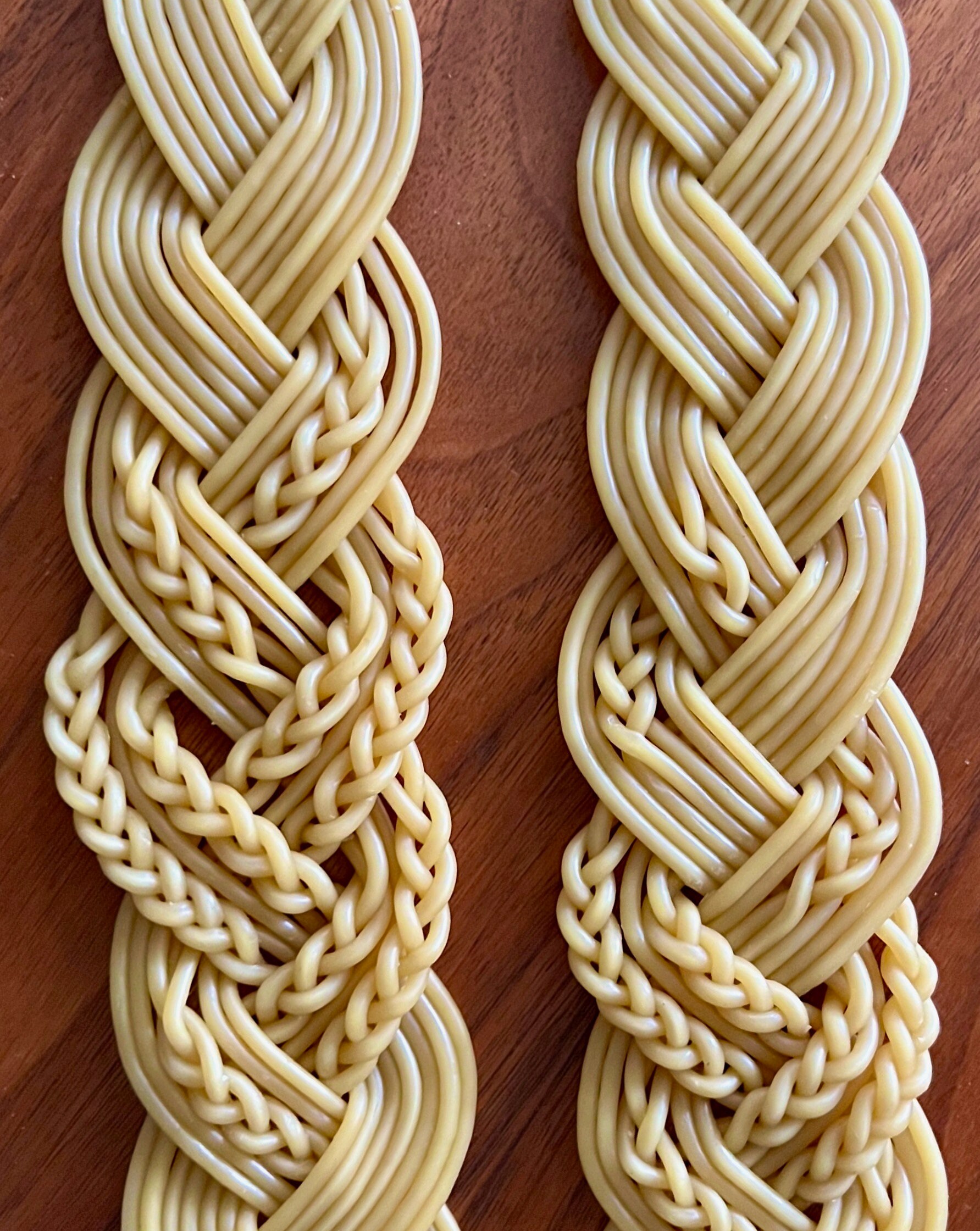 Unique Multiwick Extrathin Taper Braided Havdalah Candles Etsy