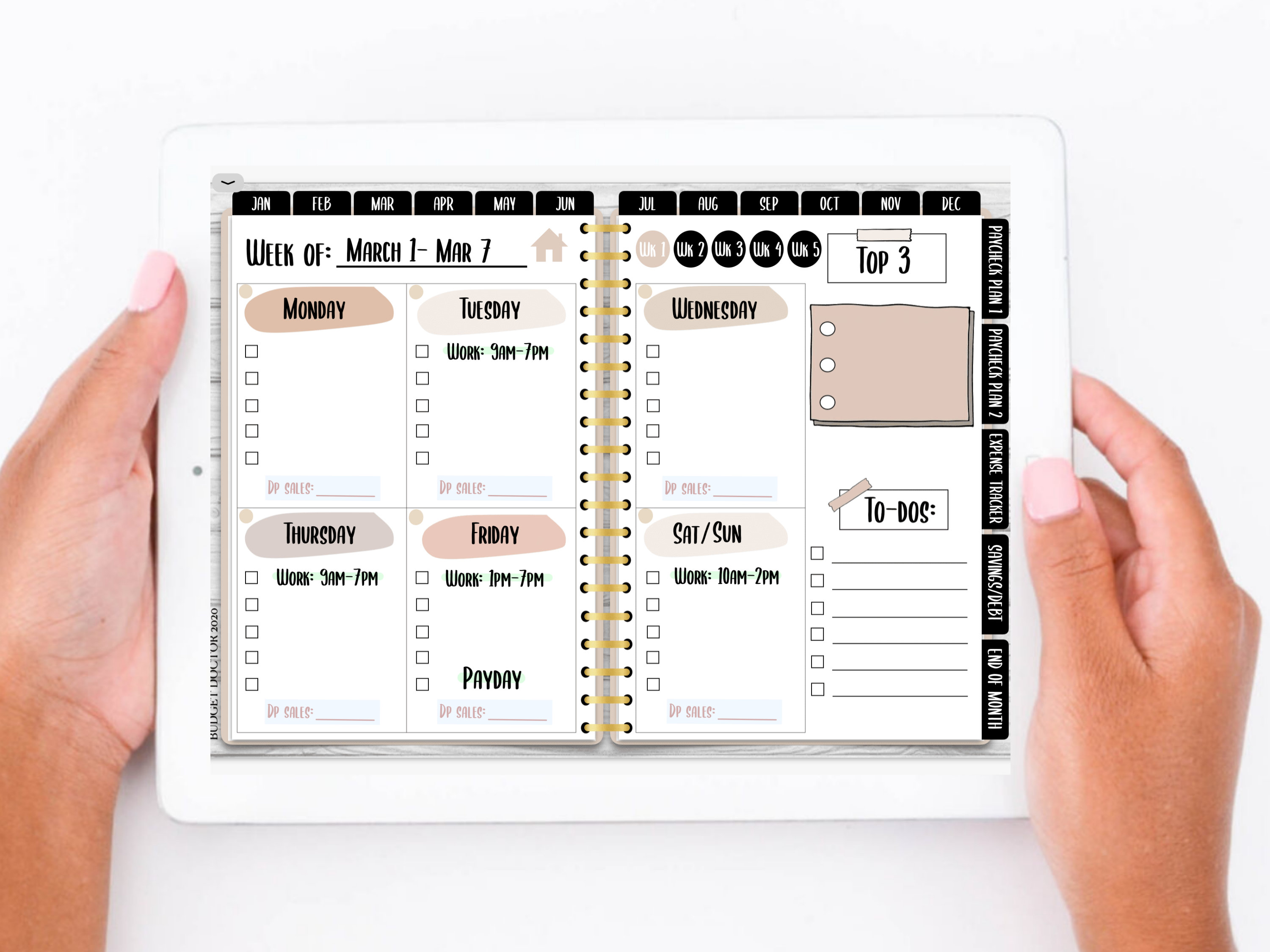 Digital Budget Planner - 2024 Dated. – Papers by Jessica Ann