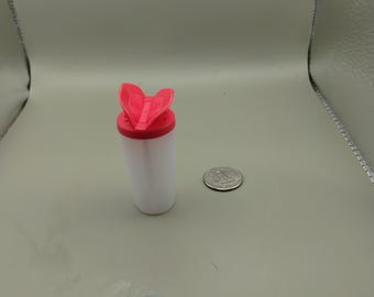 New Old Stock Tupperware Open House Travel Size Salt and Pepper Shaker.