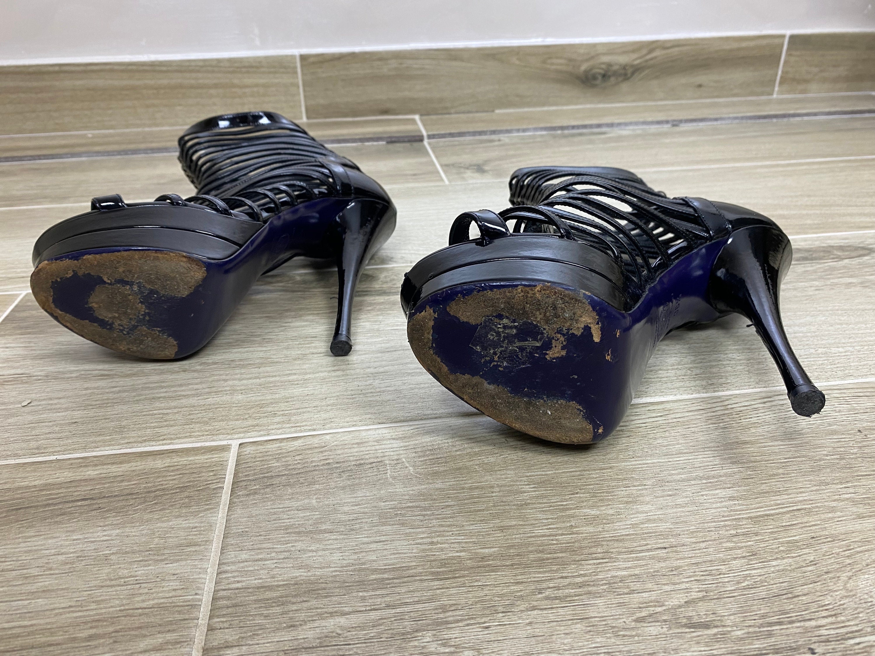 VERSACE グラディエーターサンダル レア・美品 VERSACE ベルサーチ グラディエーターサンダル