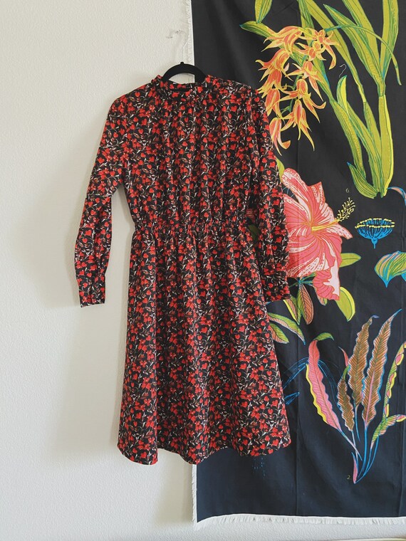 VINTAGE 1980’s Floral Dress / Vintage Dress / 80’s
