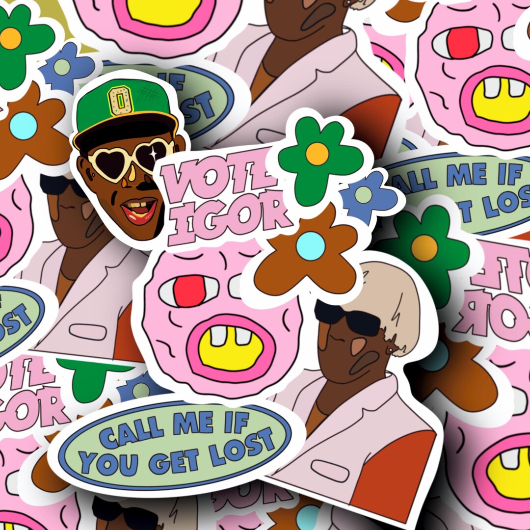 Ty Mitchell Sticker Tyler the Creator Waterproof Vinyl Sticker Music Artist Decal for ...