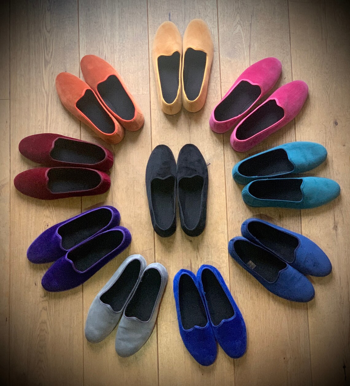 Velvet Slippers Etsy UK