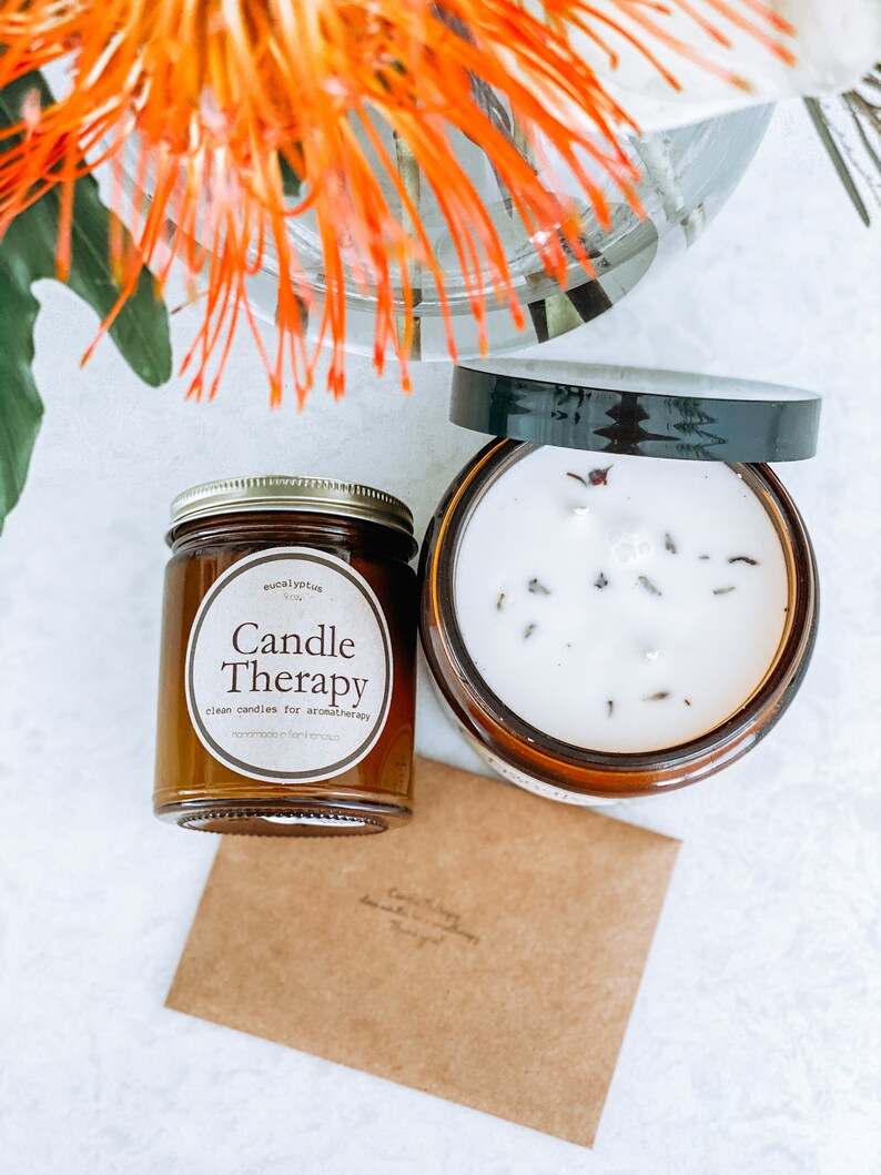 Candletherapy Clean Soy Wax Candle for Aromatherapy W/ Etsy