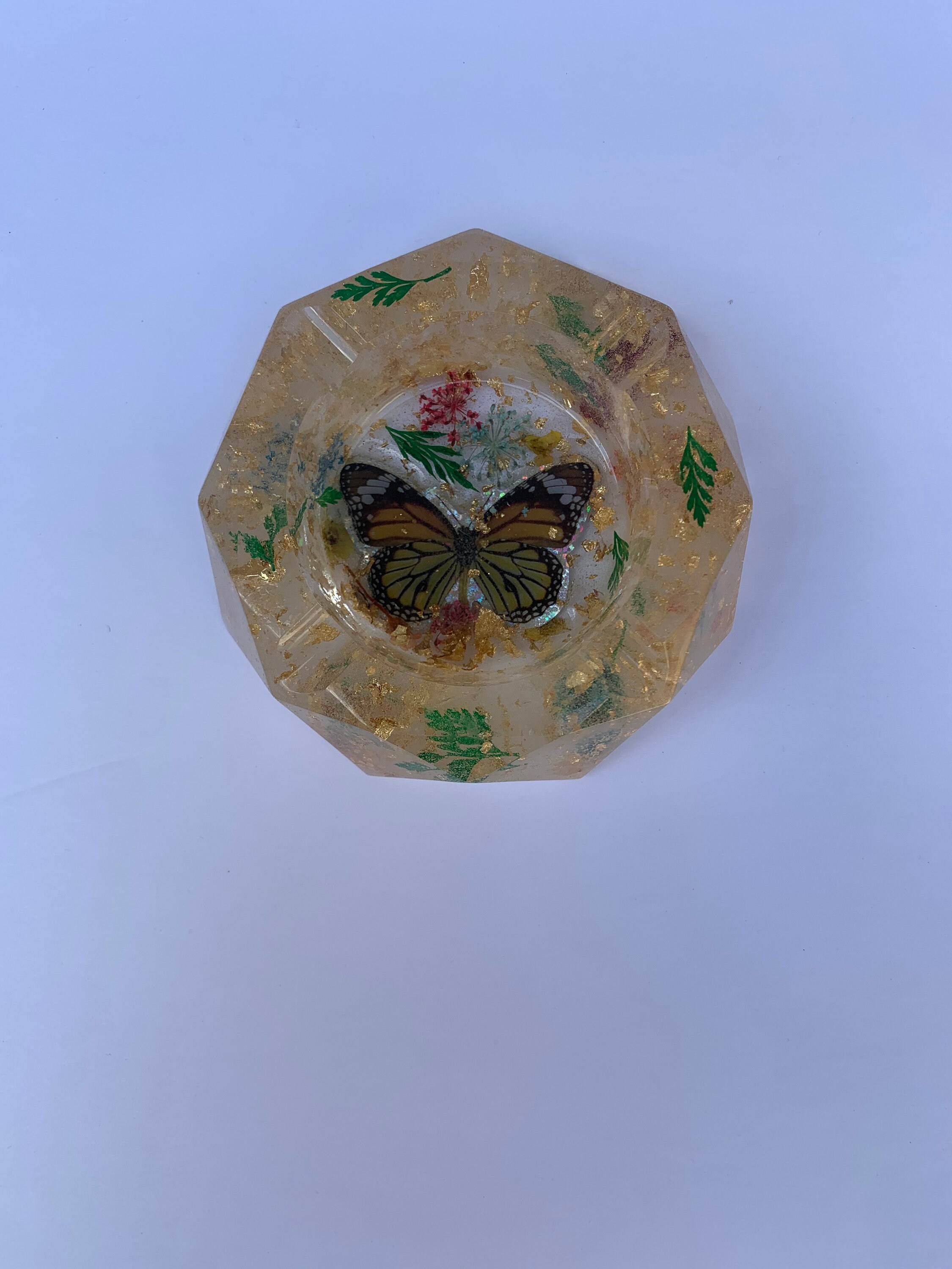 Butterfly Ashtray Etsy