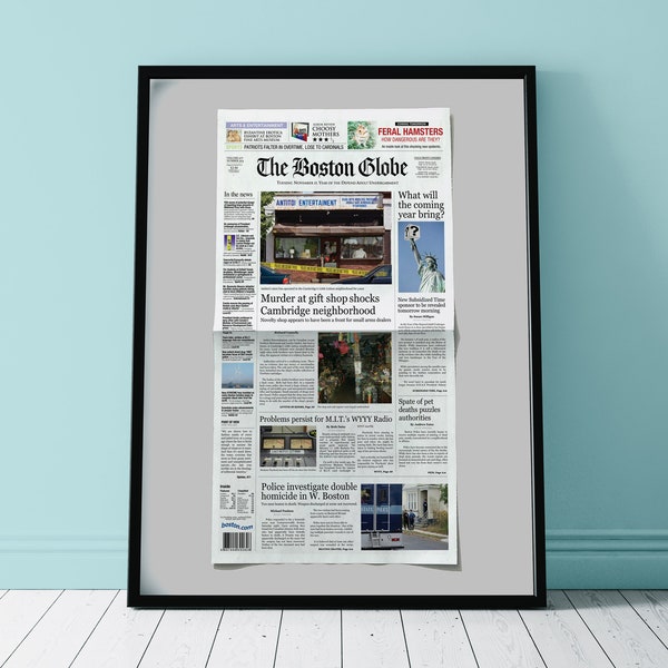 Infinite Jest - Poster del giornale Boston Globe 16"x20"