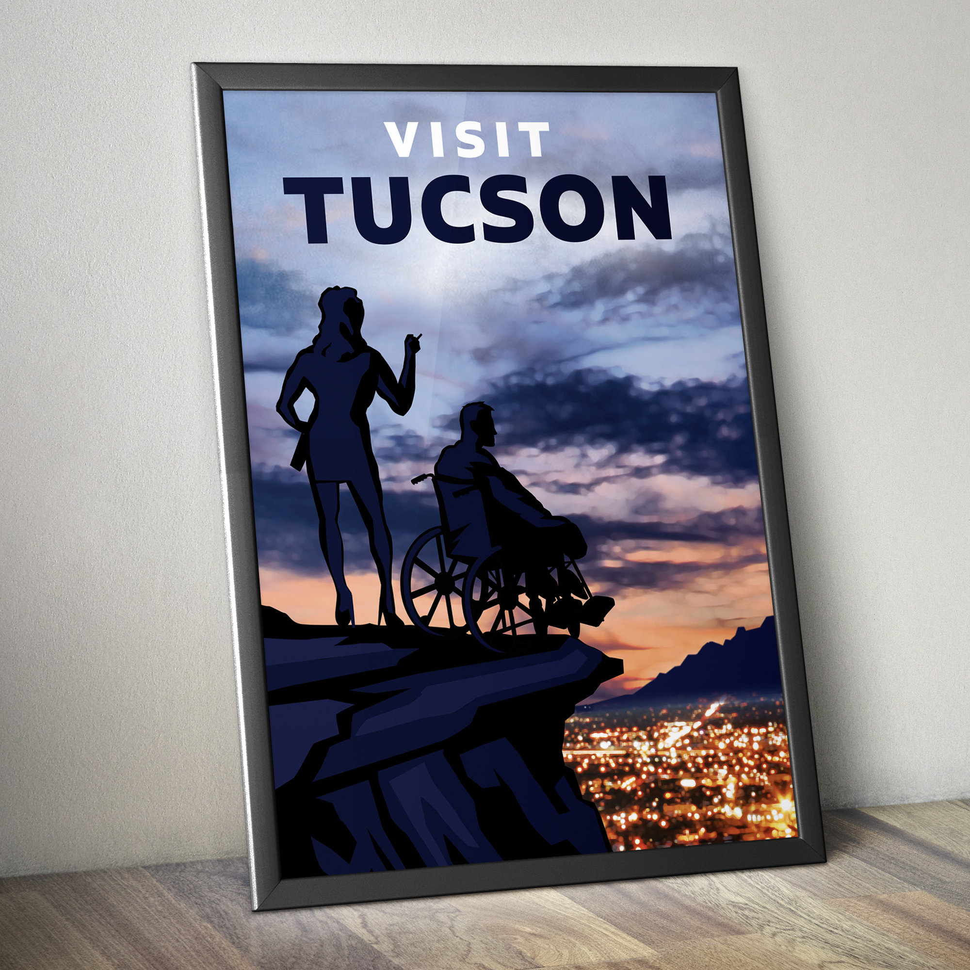 Visit Tucson Poster- Steeply and Marathe - Infinite Jest - Etsy