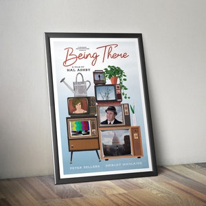 Being There alternative movie poster - Hal Ashby, Peter Sellers, Shirley MacLaine