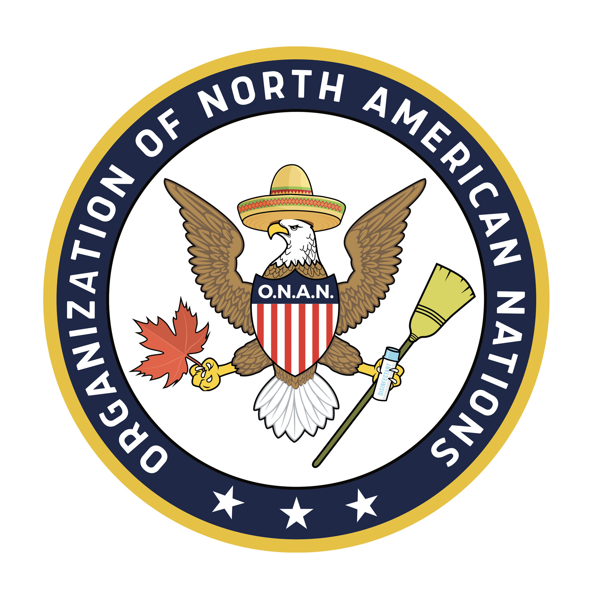 The Great Seal of O.N.A.N. Poster - Infinite Jest - David Foster ...