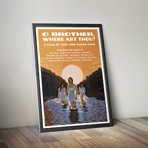 O Brother, Where Art Thou alternative movie poster - Coen Brothers - The Life of the Mind podcast