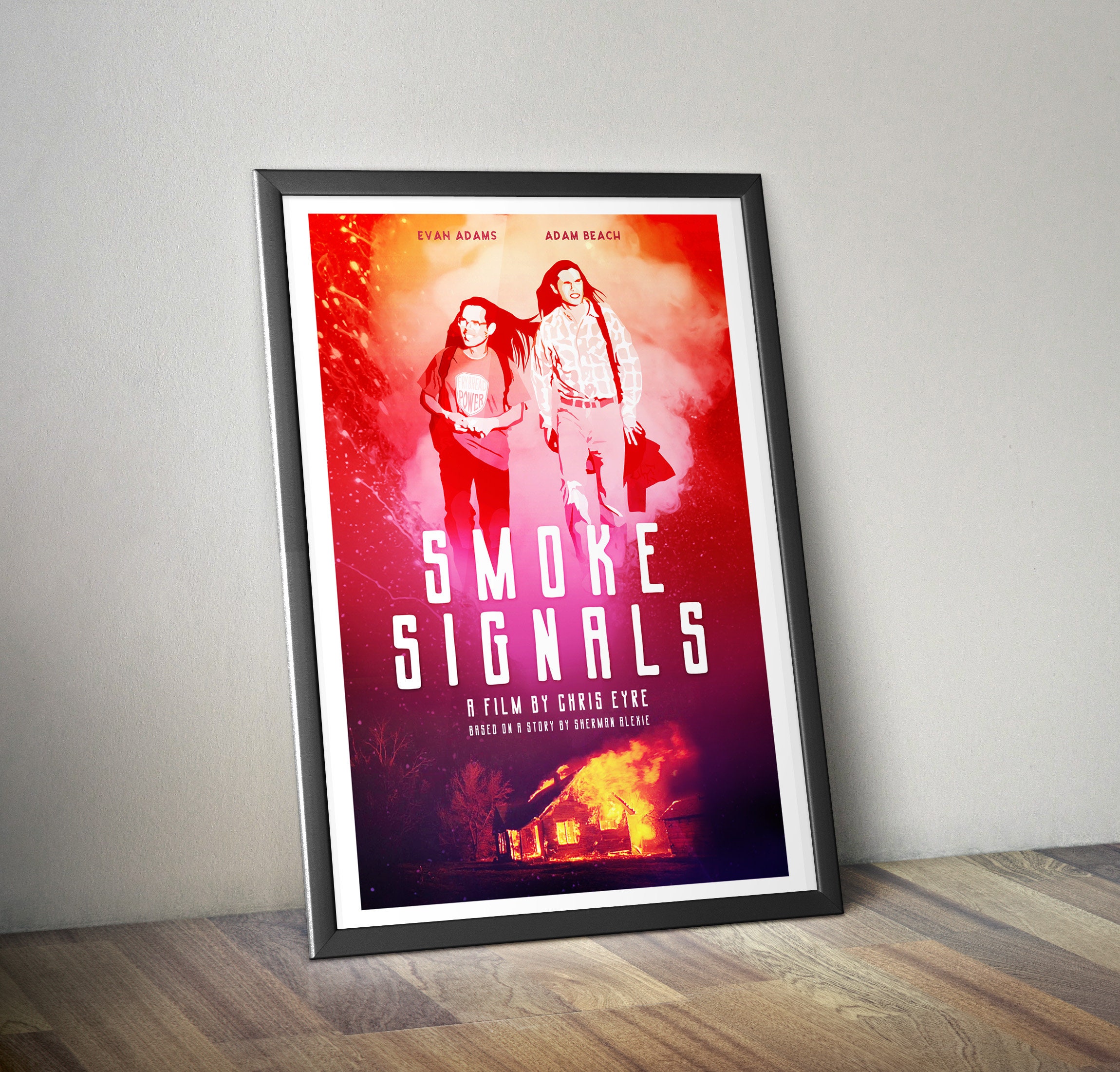 スモーク・シグナルズ　USオリジナル映画ポスター Amazon.com: SMOKE SIGNALS (1998) Original Authentic Movie