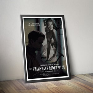 The Shawshank Redemption alternative movie poster - Stephen King, Frank Darabont, Tim Robbins, Morgan Freeman