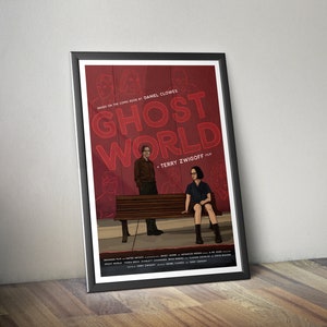 Ghost World alternative movie poster - Thora Birch, Steve Buscemi, Scarlett Johnasson