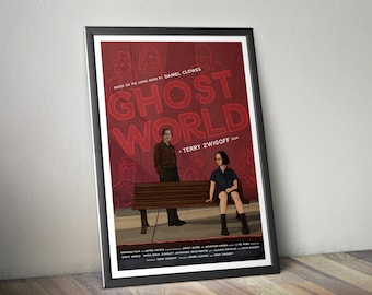 Ghost World alternative movie poster - Thora Birch, Steve Buscemi, Scarlett Johnasson