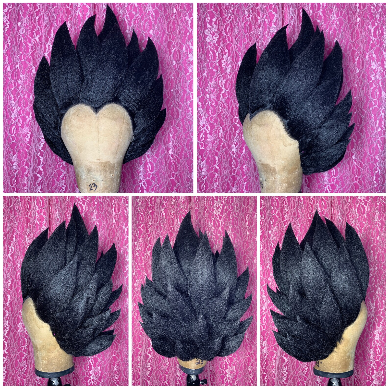 Vegeta Anime Wig Lace front Etsy