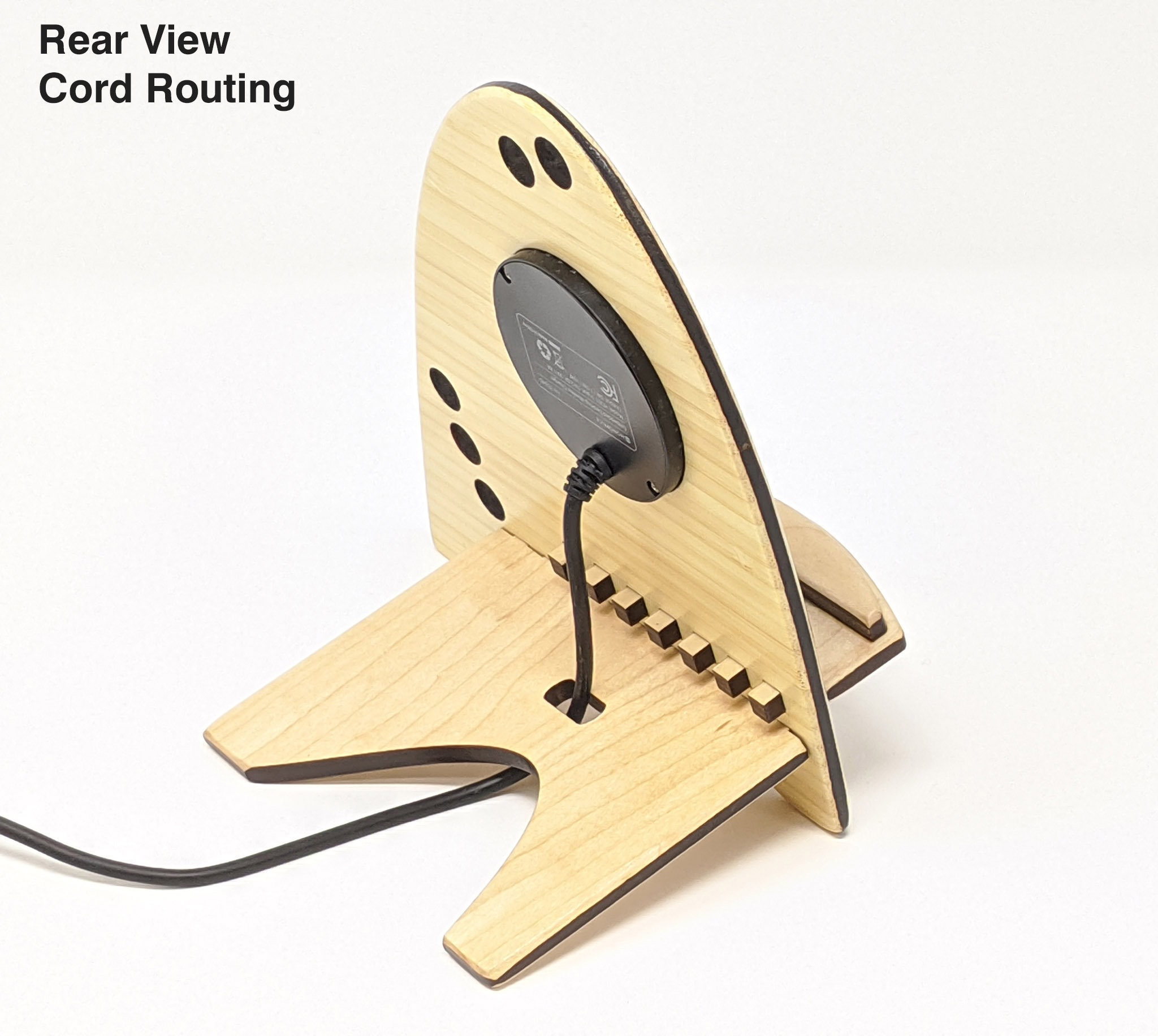 Blue Wireless Charging Station Wood Docking Station iPhone Etsy