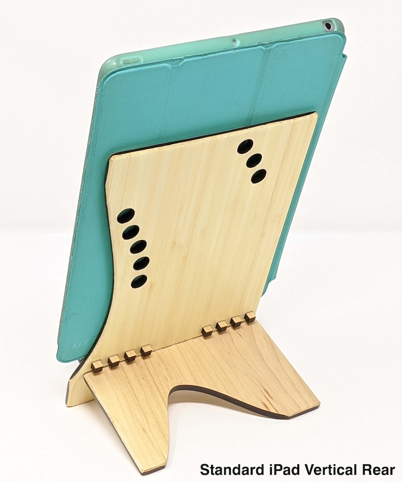 Wood Marquetry Inlaid iPad Stand Wood Tablet Stand Bamboo iPad Etsy