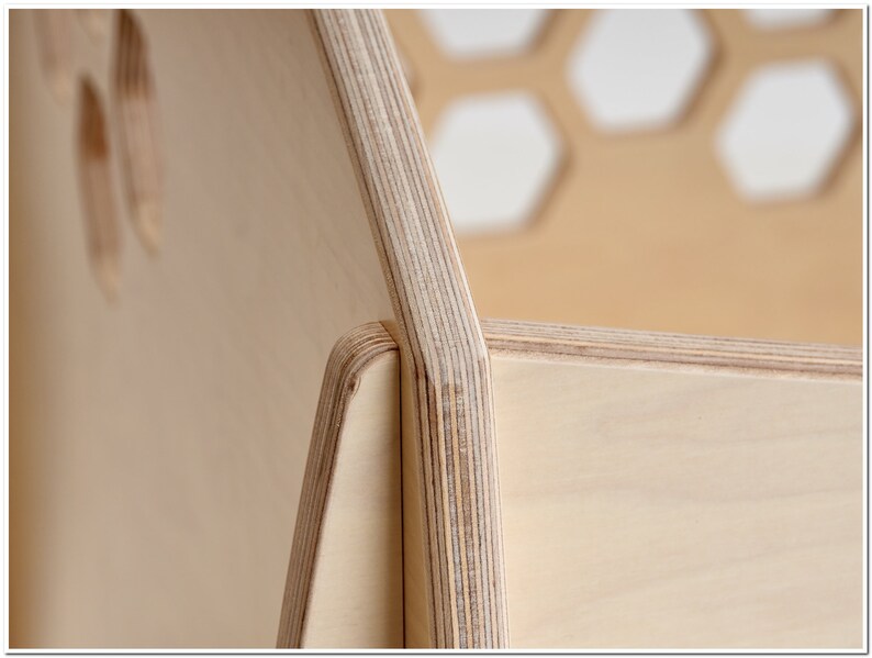 Plywood Toddler Bed, Nursery Design, Kids Room, Kids Furniture
