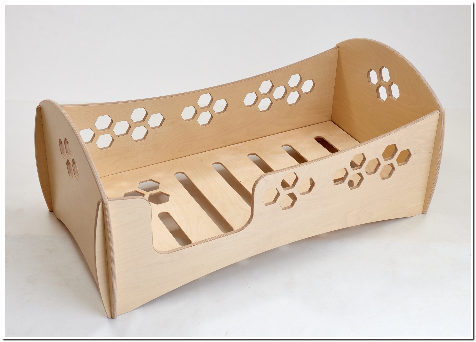 Plywood Toddler Bed, Nursery Design, Kids Room, Kids Furniture