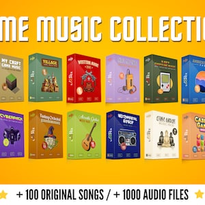 Game Music Collection - 119 Songs - 12 Packs - For games / projects / streaming
