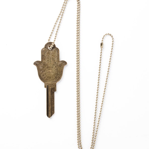 Hamsa Key, Real House Key Blank, New Home Owner, House Warming Gift, Verjaardagscadeau, Key Ketting, Relator, Home Sweet Home