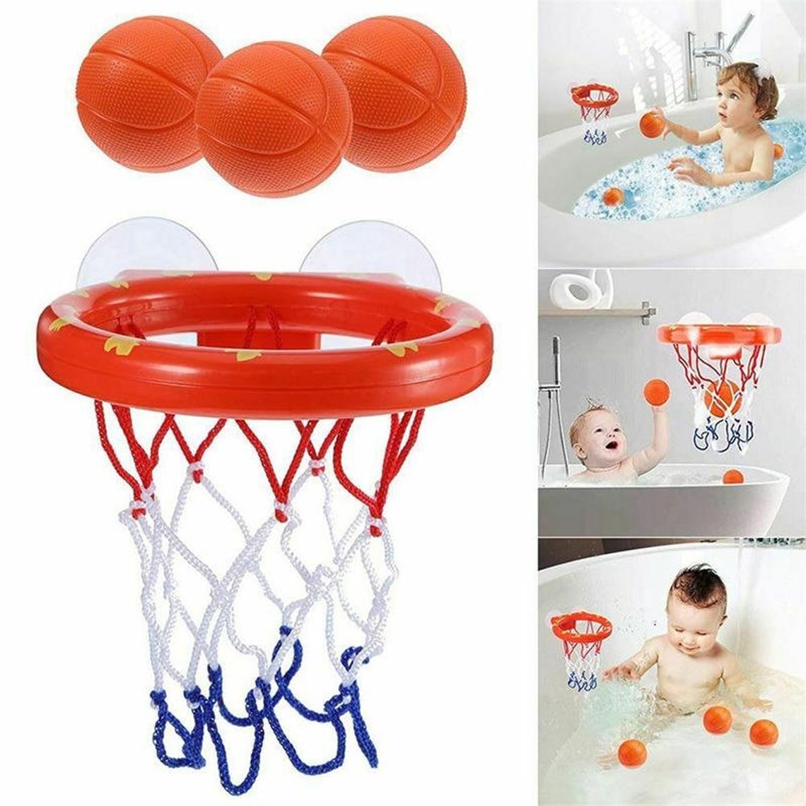 Bath Time BasketBall Hoop Etsy