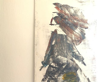 Acrylbild 1x40 Etsy