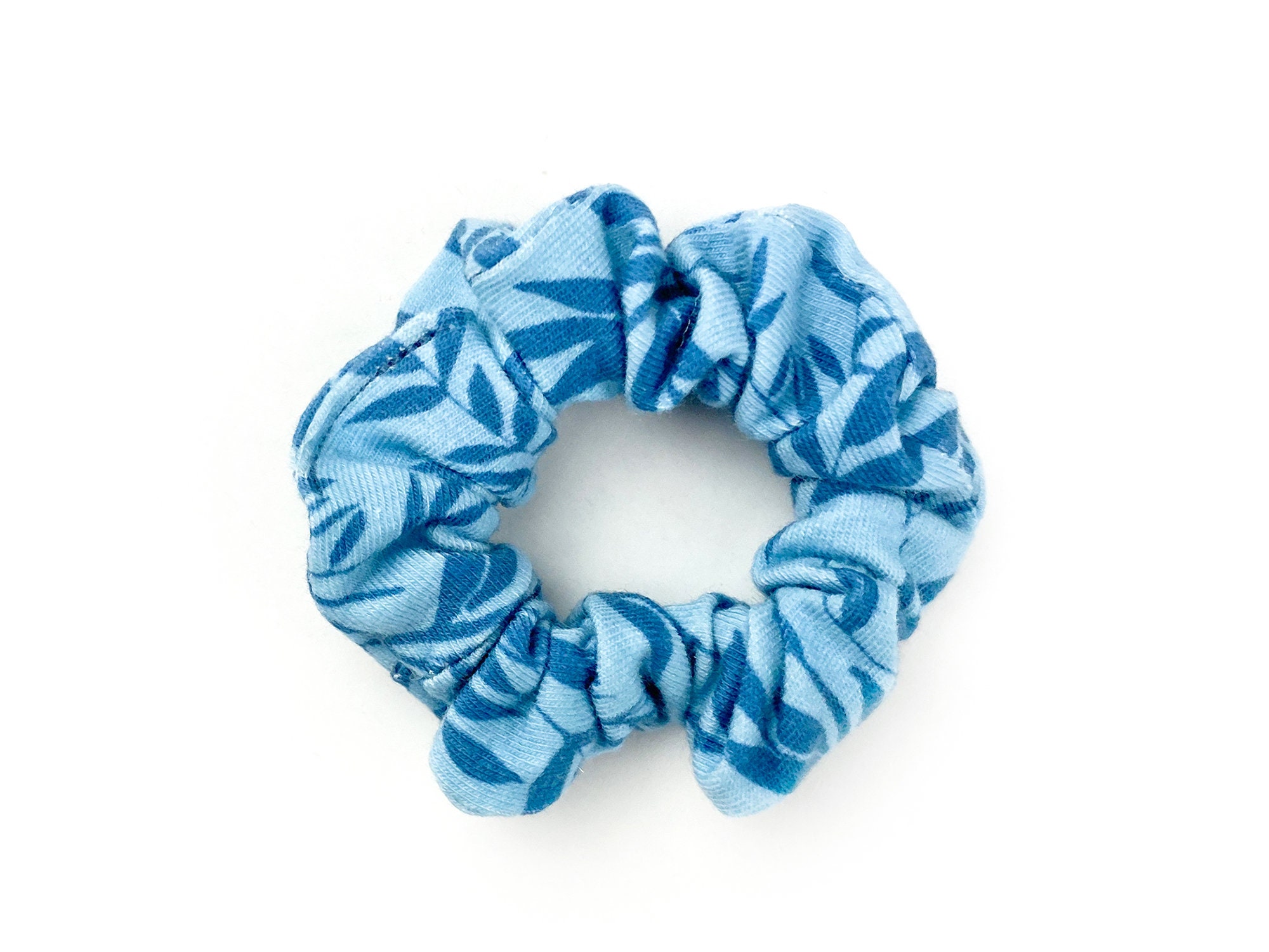 Blue Floral Hair Scrunchie - wide 10