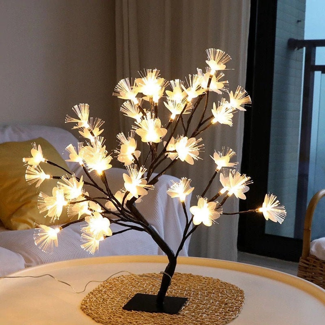 LED Blossom Tree Light Desktop Bonsai Light 20 Inch USB Power Etsy