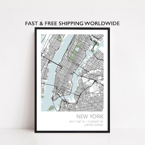 Qualquer mapa da cidade imprime localizações personalizadas, impressão da cidade natal, impressão personalizada da cidade, localização, mapa da cidade, mapa da cidade, arte de parede, presente personalizado