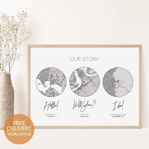 Carte personnalisée, Cadeau d'anniversaire de mariage en papier, Cadeau d'anniversaire de mariage pour mari, Cadeau d'anniversaire de 10 ans, Anniversaire de 5 ans, Cadeau de 1 an