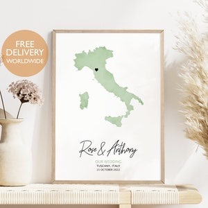 Cadeau amoureux, carte de localisation de mariage amoureux, cadeau amoureux personnalisé, cadeau de mariage pour fils, cadeau de mariage à destination, carte de localisation