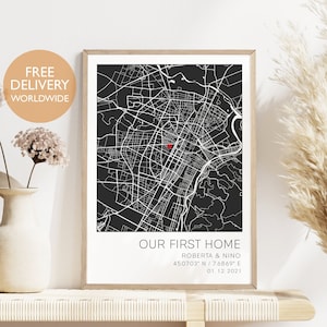 Welcome Home Gift,  New Homeowner Gift,  Housewarming Gift, Home Art, Our Home Gift, Family Home, Home Decor, Home Owner, New Home