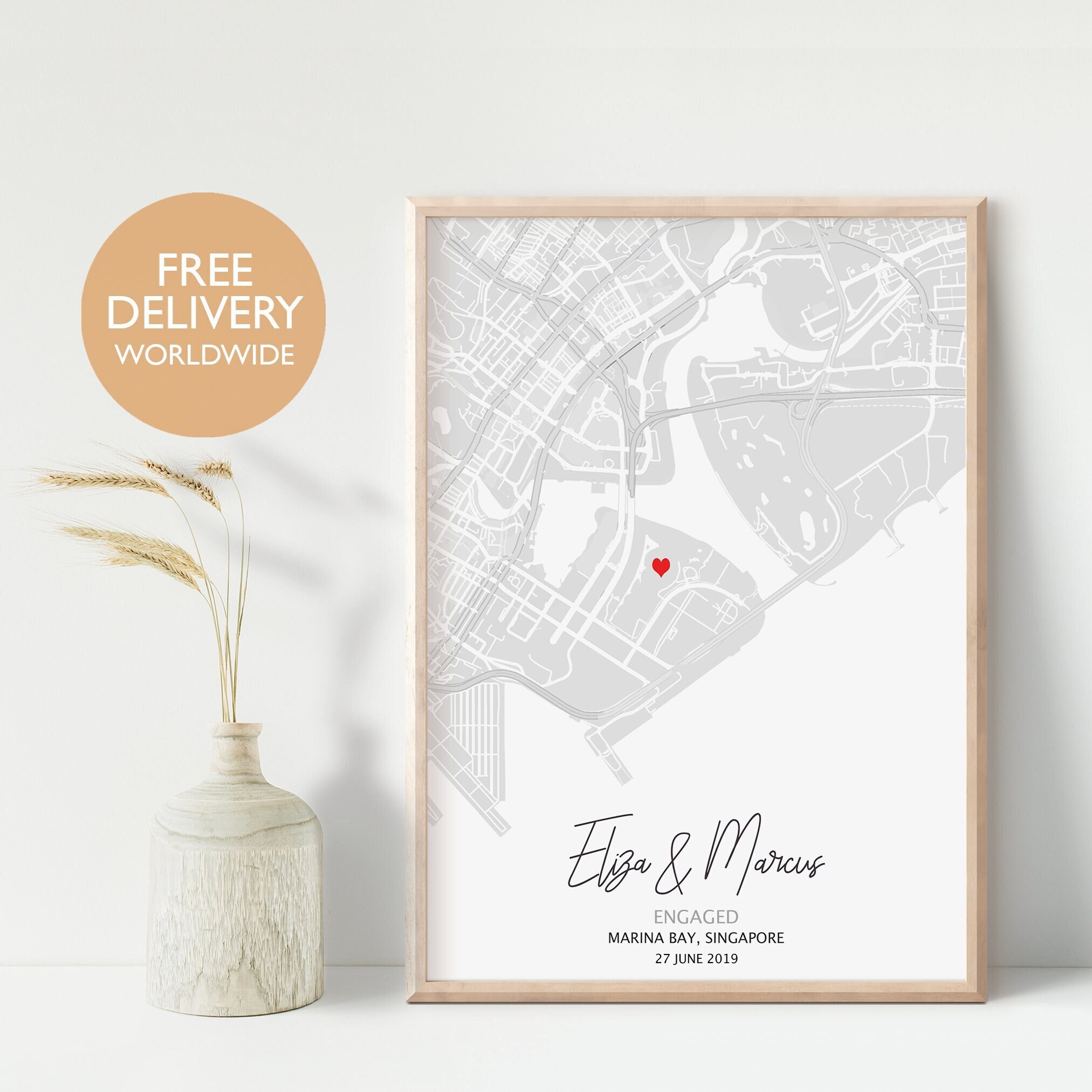 Personalised Engagement Gift, Wedding Gift, Anniversary Gift for Husb…
